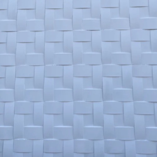 3D Wall Panels 50x50 cm White Color for Interior Walls | Zakharef Company
