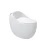 Floor Mounted Western Toilet  White Color, Height 44 cm