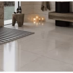 Matte ceramic tile, thickness 10 mm, length 60 cm, width 60 cm, beige color |  Saudi Ceramics