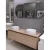 Marble Surface Ceramic Hand Washbasin Double Bowl 140 cm Beige with Wooden Cabinet | Al Muhaidib Sanitary and Ceramic - Image 2