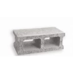 smooth Cement Block, Gray, Size 40x20x15 cm | Al Wasd Industrial company