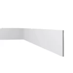 Belgian Foam Wall Skirting, Length 2m, Width 8mm, Height 100mm, White Color