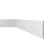 Belgian Foam Wall Skirting, Length 2m, Width 8mm, Height 100mm, White Color