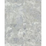 Wall decoration leaf-patterned design, size 10 m x 1.06 m, pale gray color, model 46707