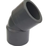PVC Elbow 45° Schedule 80 Size 2 ½ inch Dark Gray Color  | United Gulf Factory 