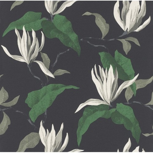Floral Wall Decoration 10m x 0.53m Black, Model 440447 | Balbaid Decor Company
