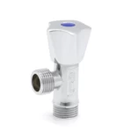 محبس زاوية خماسي نحاس، مقاس 1/2 بوصه، لون كروم 