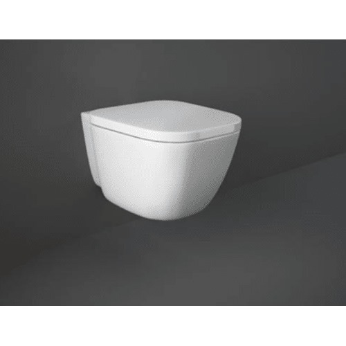 Wall Toilet Seat Square Seat Size 52×36.5 cm, White | Al Muhaidib Sanitary and Ceramic