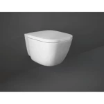 Wall Toilet Seat Square Seat Size 52×36.5 cm, White