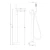 Floor Bathtub Mixer Black Color | ALHashim Sanitary Tools - Image 2