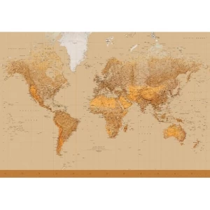 Mural Image Youth Design 366cm × 254cm Light Brown | Balbaid Decor Company