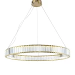 Round Pendant Light Modern, Diameter 80 cm, Golden Color