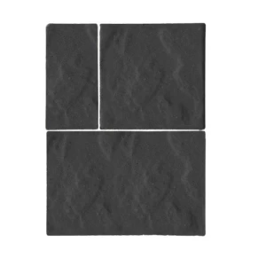 Bailisan Interlock Paver Tiles Thickness 6 cm Black Color, Sizes 333.5×221 mm / 221×221 mm / 221×108.5 mm | Artic