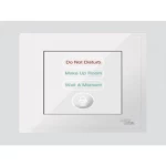 جرس كباس DND&MUR&PLW دي 3، أبعاد 7×7 سم، 2 أمبير، لون أبيض