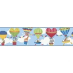 Youth and children wall decoration, multicolor, length 10 m, width 0.53 m, model GK8956BD 