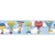Youth and children wall decoration, multicolor, length 10 m, width 0.53 m, model GK8956BD 
