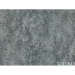 ورق حائط ايطالي تصميم نقشات مقاس 10 م×1.06م، لون رمادي داكن، موديل 41343