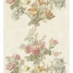 Italian wallpaper, light beige color, floral design, size 10 m x 0.70 m, model 13014