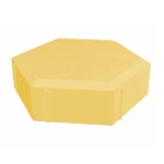 بلاط رصيف انترلوك سداسي سماكة 6 سم  لون اصفر | شركة معيار