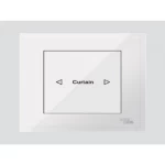 مفتاح ستارة مفرد دي 3 بيانو، مقاس 7×7 سم، لون أبيض