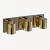 Wall Lamp Three Light Units, Soft Light, Dimensions 12x13 cm, Gold | Silver
