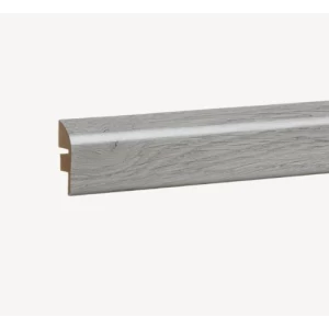 Polya Skirting 240x4.5x1.5 cm Light Grey, Model 483337 | Abyat Company