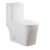 Floor Mounted Western Toilet, White Color, Chinese Round Shape, Size 25 cm