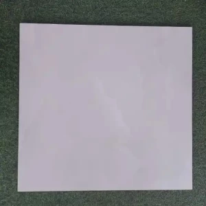 Ceramic Flooring 60×60 cm Plain Design Light Gray | Watani Al Dar
