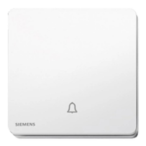 Doorbell Switch 10A, White, 86x86mm, 250V | Siemens (Delta Peleus)