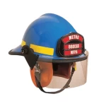 Metro 660C Helmet, with belt size 6 inches, blue color