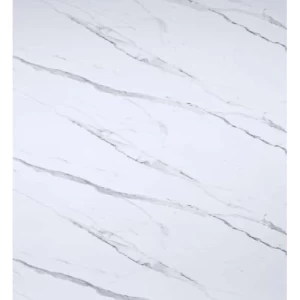 Chinese Marble Alternative 300 × 122 cm, White Gray Veins, Rectangular | Luxury line