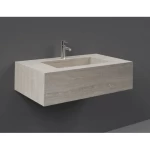 مغسلة معلقة، إرتفاع 47 سم، مقاس 83×51 سم، عاج | راك للخزف