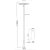 Aluminum street lighting pole length 10 m, thickness 4 mm base 200 mm