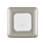 مفتاح سخان مفرد 20 أمبير ثنائي القطب مع لمبة ليد،  لون تيتانيوم، 7×7 سم، 250 فولت | سبكترا