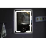 مرايا حمام مضيئة  ابعاد 80×60 سم، ماركة دولفي