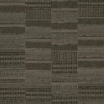 ورق جدران بلجيكي لون بني داكن تصميم نقشات، مقاس 10 م×0.53 م، موديل الجذور