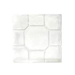 Cement floor tiles, length 40 cm × width 40 cm × thickness 4 cm, White color | Al Wasd Industrial