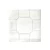 Cement floor tiles, length 40 cm × width 40 cm × thickness 4 cm, White color | Al Wasd Industrial