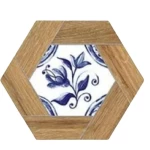 Veracruz Porcelain, Andalusian Design, Multicolored, Dimensions 23×27 cm