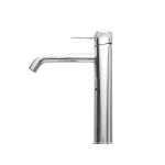 Washbasin Faucet Height 28.7 cm, Depth 16 cm, Shiny Chrome Middle