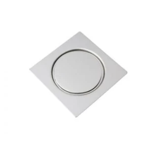 صفاية شاور شكل مربع، ابعاد 15×15 سم، لون كروم | N67.003-3