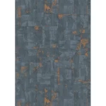 ورق جداري الماني لون رمادي داكن، طول 10 م، عرض 0.53 م، موديل 08-10179