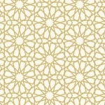 ورق حائط نقشات طول 15.6 م، عرض 100 سم، لون اصفر وابيض 