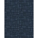 Square PVC carpet tiles, dimensions 50x50 cm, thickness 6 cm, blue color, model number DR58