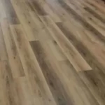 تغطية أرضية SPC، ملمس خشبي، سماكة 5 مم، لون بني فاتح