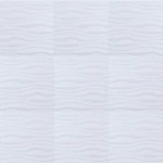 3D wall panel Length 50 cm, width 50 cm, White Color