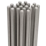  Stainless Steel 304 Threaded Rod  Size 30 mm,   Pitch 3.5 Length 2 meter | Al Hadara Tower Company