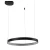 Ceiling Light, 40 cm width, 20 cm height, black color