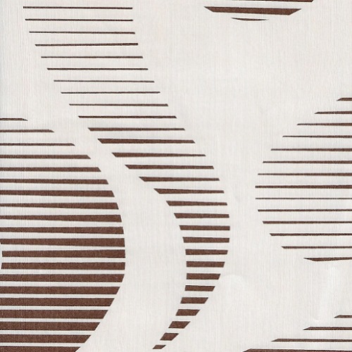 Classic Wallpaper Vinyl Sheath 10m x 53cm White with Brown | Luxury line