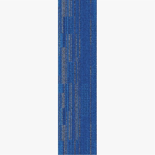 شرائح موكيت مكتبي 100×25 سم، سمك 7 ملم، أزرق مع عزل PVC | موديل 2655